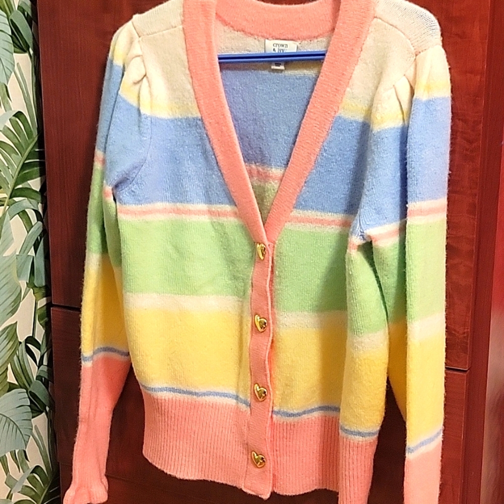 Heart Buttons Sweater